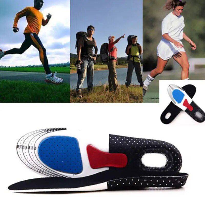 Unisex Orthotic Arch Support Insoles for Sports & Outdoor Activities Color : Blue|Black 