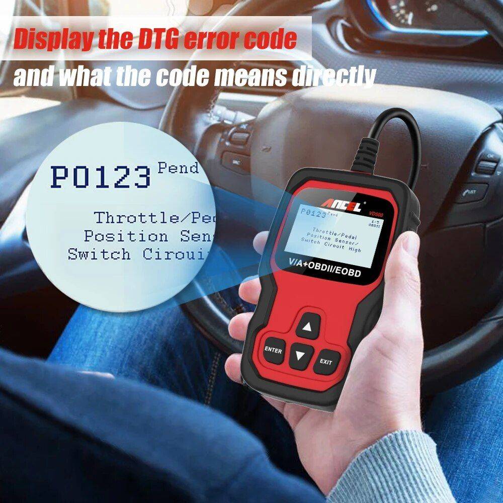 Universal OBD2 Scanner Full System Diagnostic Tool Type : VD500 