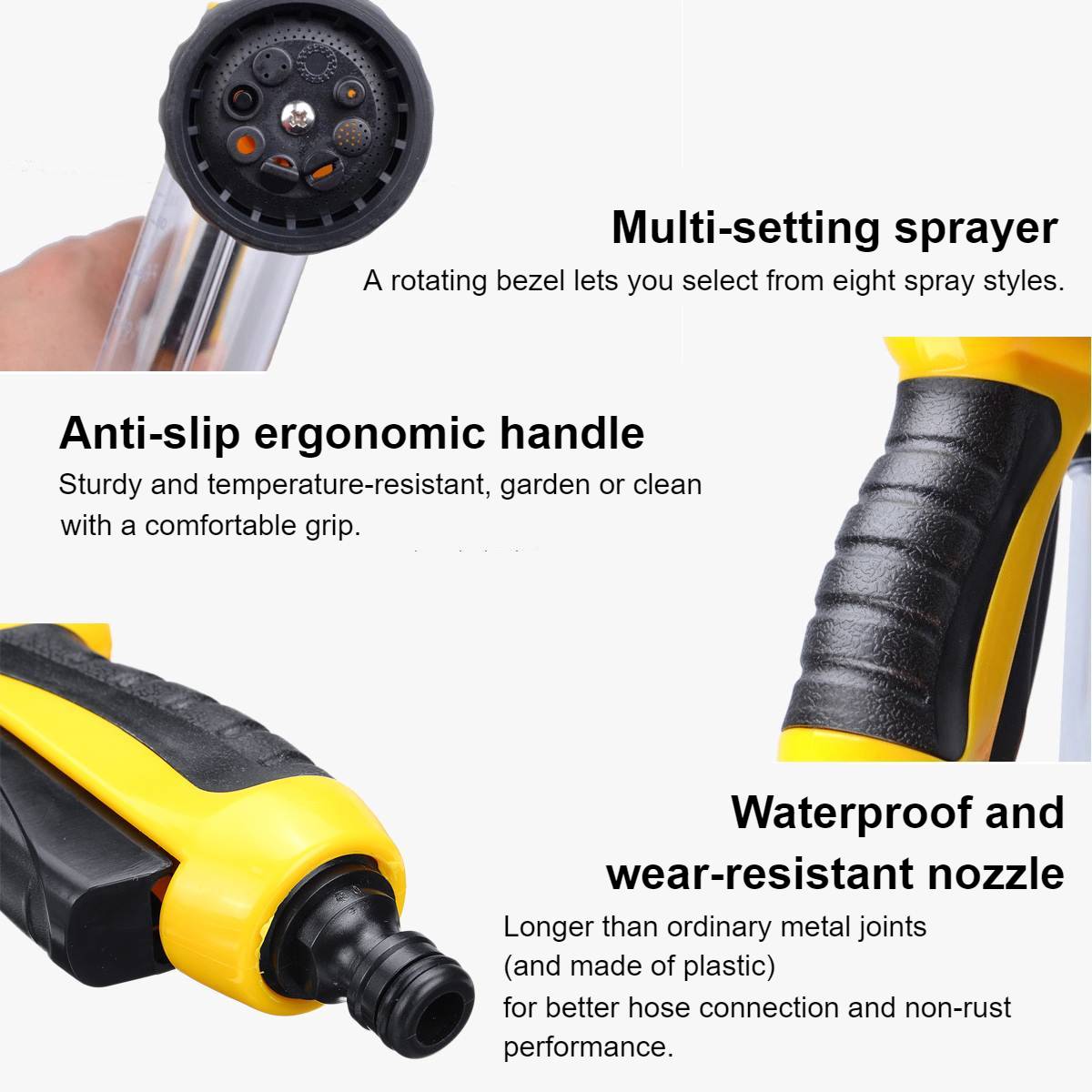 Multi-Purpose Hose Sprayer Nozzle  