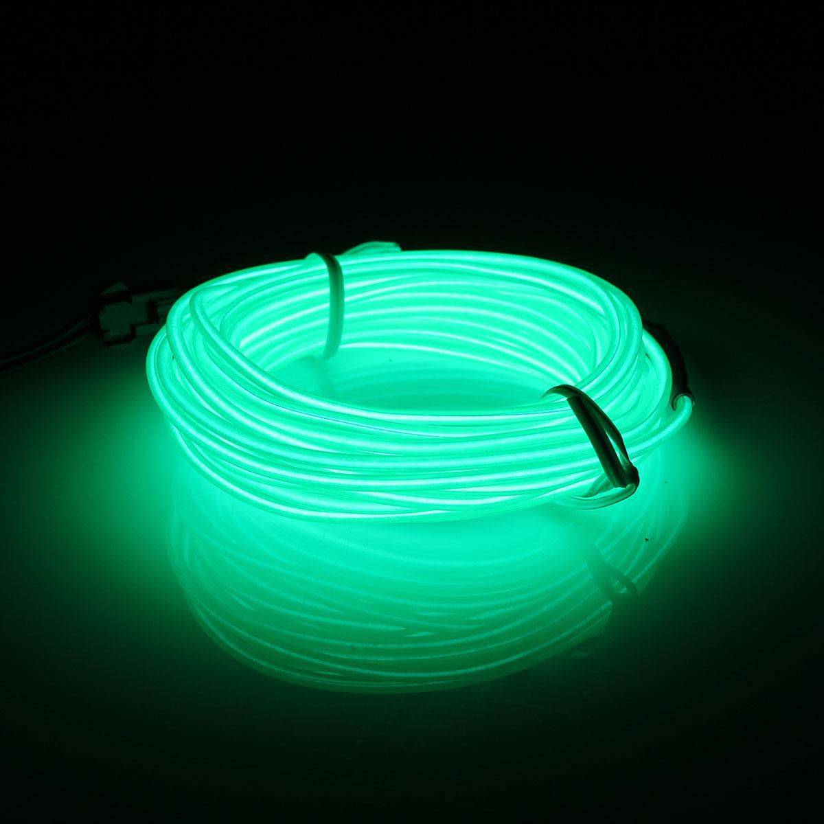 Neon Glow Cable Set : 3 Blue Cables|3 Green Cables 