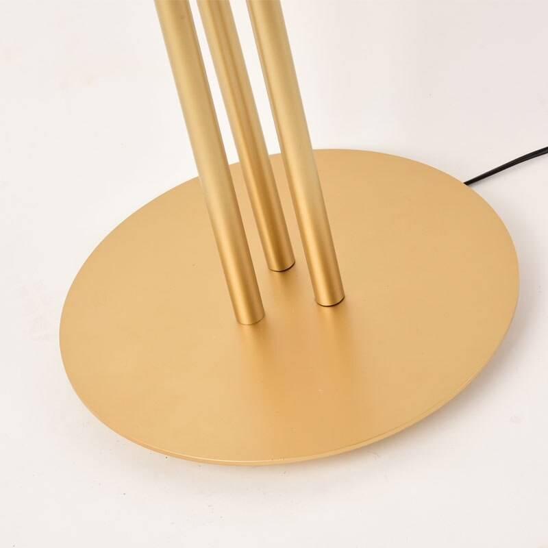 Classic Round Iron Floor Lamp with Knob Switch