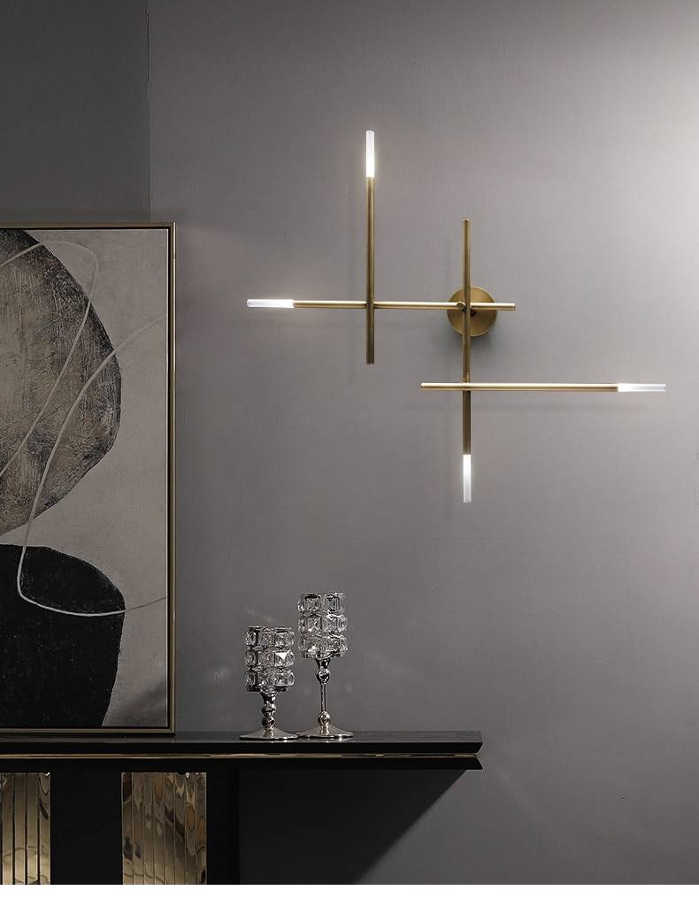 Modern Hashtag Shaped LED Wall Light